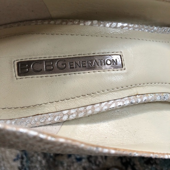 BCBGeneration platform heels python silver 38/8 - Picture 5 of 5
